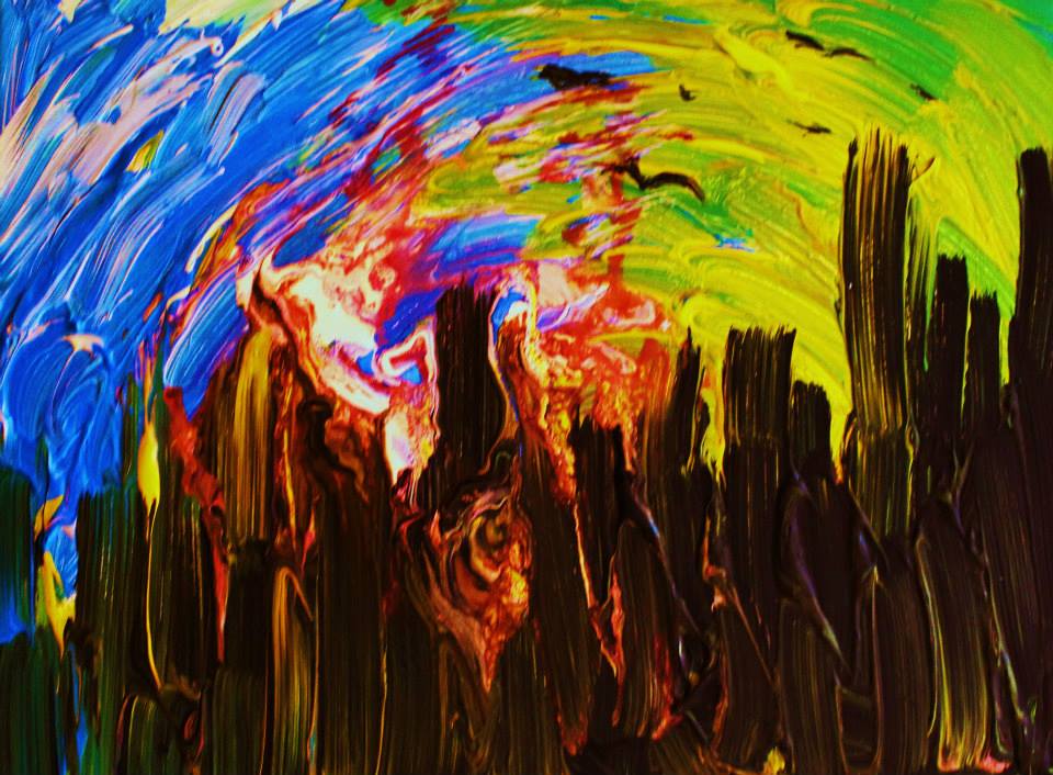 Campo — Acrylic on canvas, 2015. Eugenio Dallari