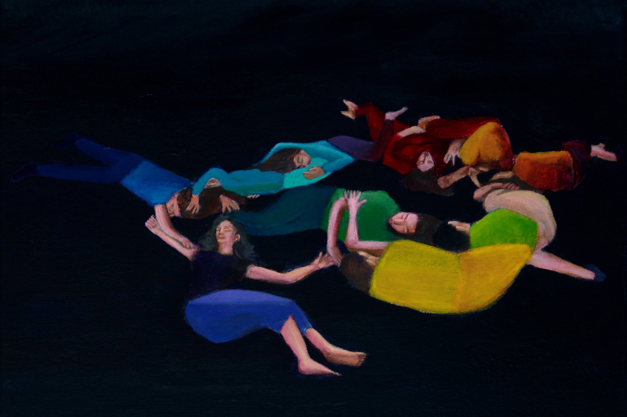 Laboratorio teatrale  — Acrylic on canvas, 2020. Eugenio Dallari