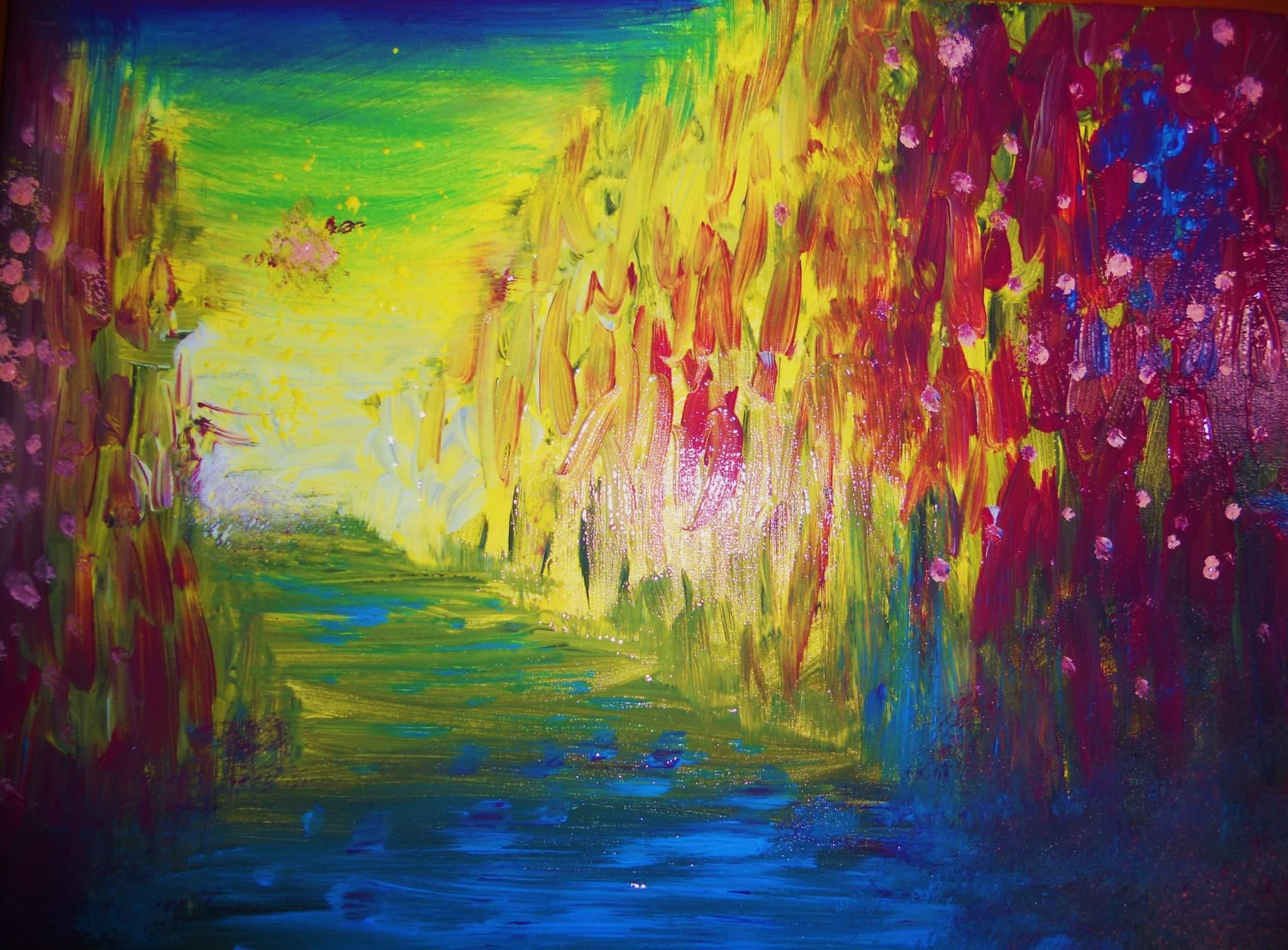 Strada — Acrylic on canvas, 2010. Eugenio Dallari