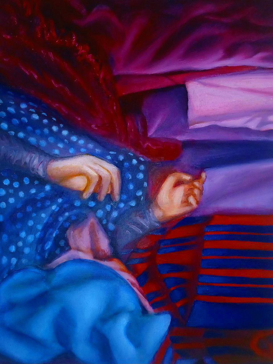 Persone — Acrylic and gouache on canvas, 2026. Eugenio Dallari